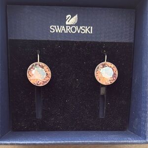 Swarovski Pink Crystal Earrings